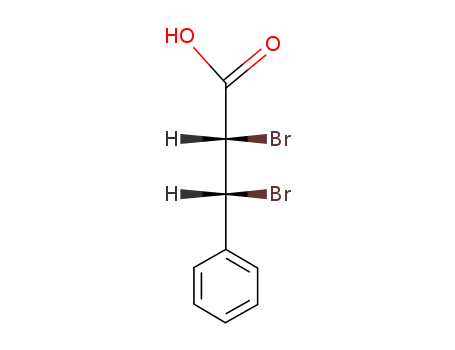 Benzenepropanoic acid, a,b-dibromo-, (aR,bS)-rel- cas  31357-31-0