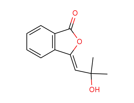 Molecular Structure of 147454-71-5 ((Z)-3-(2-hydroxy-2-methylpropylidene)-3H-isobenzofuran-1-one)