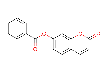 Molecular Structure of 66185-72-6 (2H-1-Benzopyran-2-one, 7-(benzoyloxy)-4-methyl-)