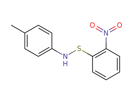 Molecular Structure of 4837-32-5 (N-(4-methylphenyl)-2-nitro-benzenesulfenamide)