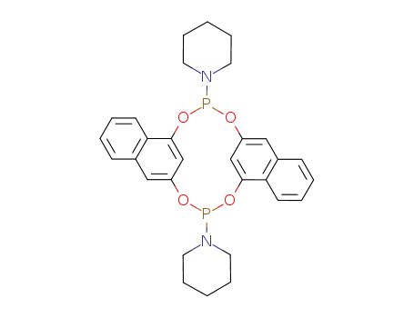 Molecular Structure of 914468-02-3 (2,6-dipiperidino-1,3,5,7-tetraoxa-2,6-diphospha-4,8(1,3)-dinaphthalenacyclooctaphane)