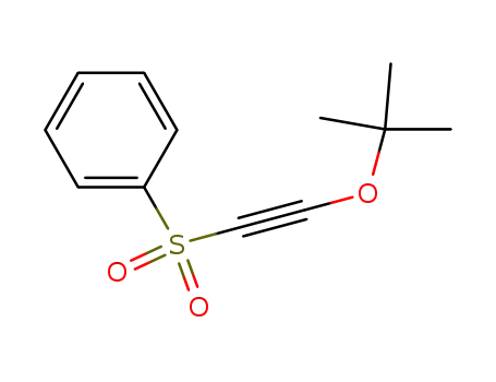 Molecular Structure of 79894-53-4 (Benzene, [[(1,1-dimethylethoxy)ethynyl]sulfonyl]-)