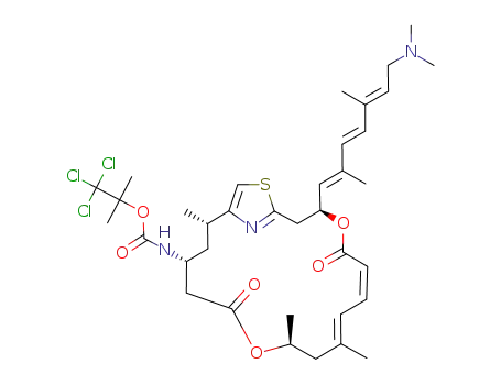Molecular Structure of 201339-93-7 (C<sub>36</sub>H<sub>50</sub>Cl<sub>3</sub>N<sub>3</sub>O<sub>6</sub>S)
