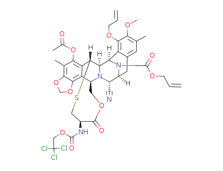 Molecular Structure of 874758-70-0 (C<sub>40</sub>H<sub>41</sub>Cl<sub>3</sub>N<sub>4</sub>O<sub>12</sub>S)