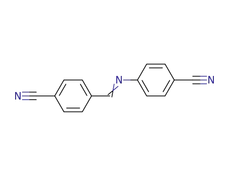 Molecular Structure of 69622-68-0 (N-(4-cyanobenzylidene)-4-cyanobenzenamine)