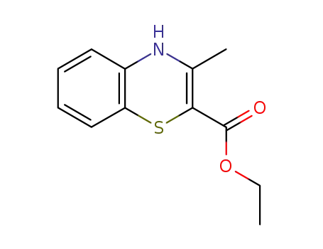 Molecular Structure of 7625-01-6 (ETHYL 3-METHYL-4H-1,4-BENZOTHIAZINE-2-CARBOXYLATE)