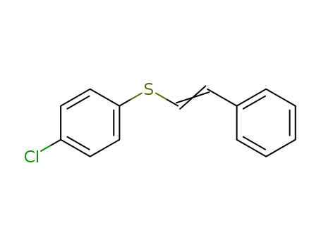 Benzene, 1-chloro-4-[(2-phenylethenyl)thio]-