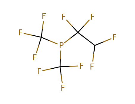 Molecular Structure of 25196-27-4 (Tetrafluorethylbis-trifluormethyl-phosphin)