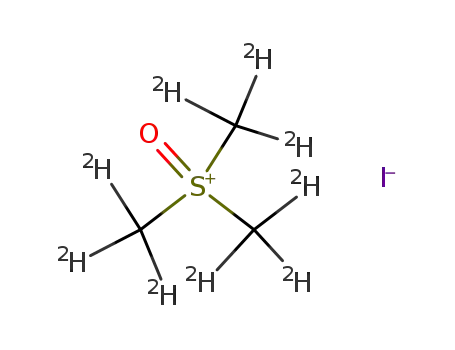 Molecular Structure of 23726-00-3 (Trimethylsulfoxonium-d9 Iodide)