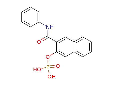 2-Naphthalenecarboxamide,N-phenyl-3-(phosphonooxy)-                                                                                                                                                     