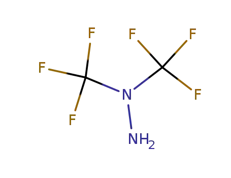 Molecular Structure of 90177-75-6 (Hydrazine, 1,1-bis(trifluoromethyl)-)