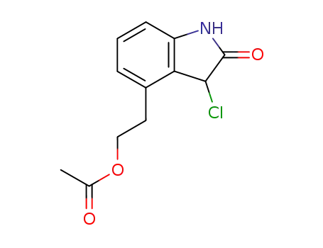 4-(2-acetoxyethyl)-3-chloro-1,3-dihydro-2H-indolin-2-one