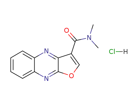 Furo[2,3-b]quinoxaline-3-carboxamide, N,N-dimethyl-,
monohydrochloride