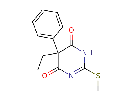 4,6(1H,5H)-Pyrimidinedione, 5-ethyl-2-(methylthio)-5-phenyl-, (5S)-