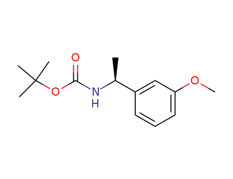 Molecular Structure of 218900-56-2 (TERT-BUTYL [(1S)-1-(3-METHOXYPHENYL)ETHYL]CARBAMATE)