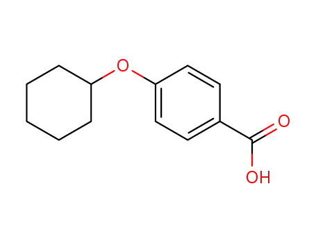Molecular Structure of 139-61-7 (P-CYCLOHEXYLOXYBENZOIC ACID)