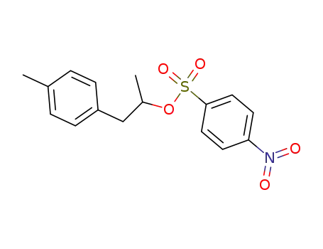 Molecular Structure of 134906-51-7 (4-Nitro-benzenesulfonic acid 1-methyl-2-p-tolyl-ethyl ester)