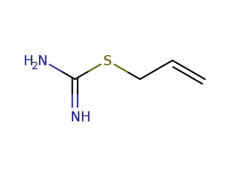 Molecular Structure of 2547-77-5 (Carbamimidothioic acid 2-propenyl ester)
