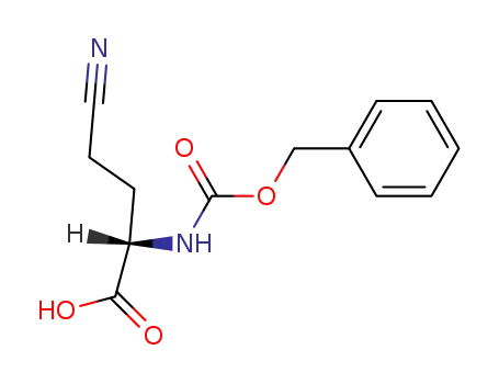 (S)-2-((phenylmethoxycarbonyl)amino)-4-cyanobutanoic acid