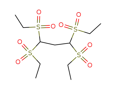 Molecular Structure of 40739-76-2 (1,1,3,3-tetrakis-ethanesulfonyl-propane)