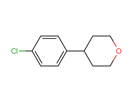 Molecular Structure of 1187926-98-2 (4-(4-Chlorophenyl)tetrahydro-2H-pyran)