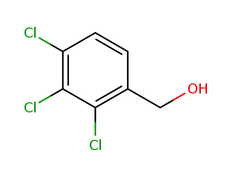Molecular Structure of 34846-11-2 (Benzenemethanol, 2,3,4-trichloro-)