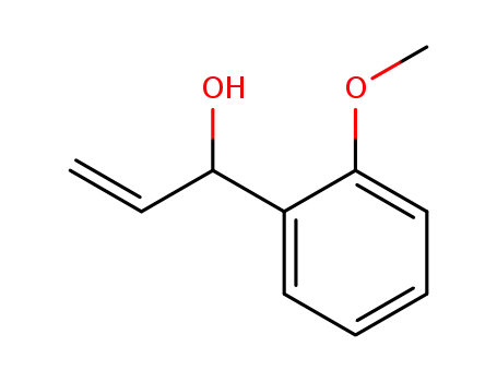 Molecular Structure of 58824-49-0 (Benzenemethanol, a-ethenyl-2-methoxy-)
