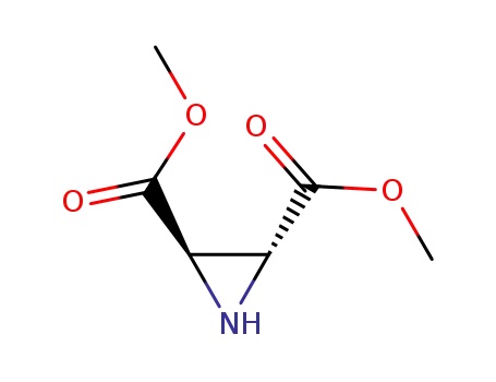 Molecular Structure of 58940-88-8 (dimethyl trans-aziridine-2,3-dicarboxylate)