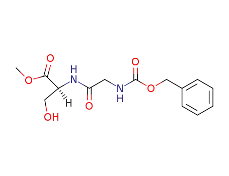 Molecular Structure of 10239-27-7 (methyl N-[(benzyloxy)carbonyl]glycylserinate)