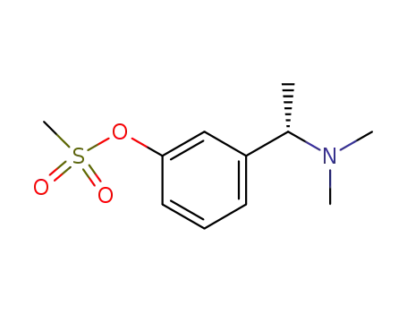 Molecular Structure of 1233378-78-3 ([(S)-3-(1-dimethylaminoethyl)phenyl] methanesulfonate)