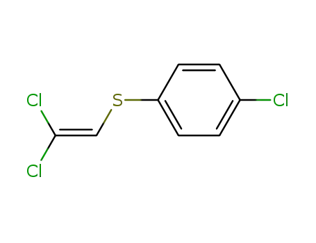 Molecular Structure of 77922-46-4 (Benzene, 1-chloro-4-[(2,2-dichloroethenyl)thio]-)