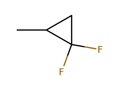 Molecular Structure of 373-94-4 (1,1-difluoro-2-methylcyclopropane)