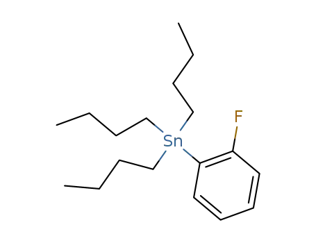 Molecular Structure of 7579-74-0 (1-(tri-n-butylstannyl)-2-fluorobenzene)