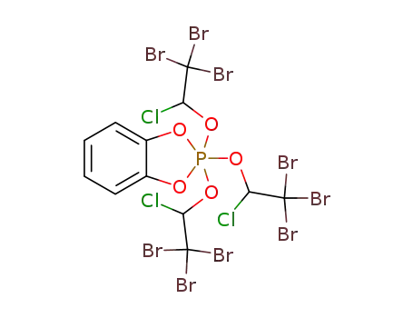 Molecular Structure of 135728-18-6 (2,2,2-tris-(2,2,2-tribromo-1-chloroethoxy)-1,3,2λ<sup>5</sup>-benzodioxaphosphole)