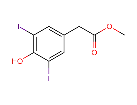 4-히드록시-3,5-디요오도-벤젠아세트산 메틸 에스테르