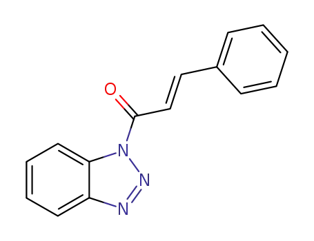 Molecular Structure of 328012-09-5 (1-cinnamoyl-1H-1,2,3-benzotriazole)