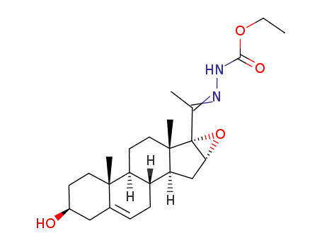 16α,17α-Epoxypregn-5-en-3β-ol-20-one ethoxycarbonylhydrazone