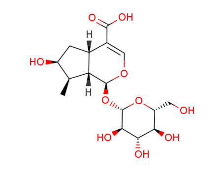 (1S,4aS,6S,7S,7aS)-1-(beta-D-glucopyranosyloxy)-6-hydroxy-7-methyl-1,4a,5,6,7,7a-hexahydrocyclopenta[c]pyran-4-carboxylic acid