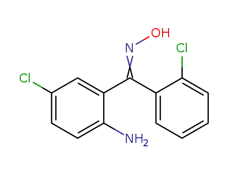 Molecular Structure of 13949-49-0 (2-amino-2',5-dichlorobenzophenone oxime)
