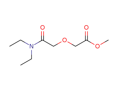 Molecular Structure of 114188-38-4 (Methyl-N,N-diethyldiglycollamat)