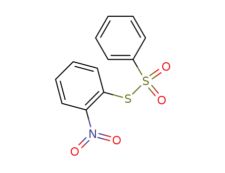 Benzenesulfonothioic acid, S-(2-nitrophenyl) ester