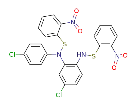4-chloro-N<sup>2</sup>-(4-chlorophenyl)-N<sup>1</sup>,N<sup>2</sup>-bis(2-nitrophenylthio)-o-phenylenediamine