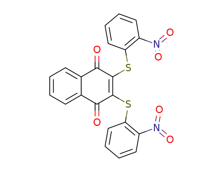 2,3-bis-(2-nitro-phenylsulfanyl)-[1,4]naphthoquinone