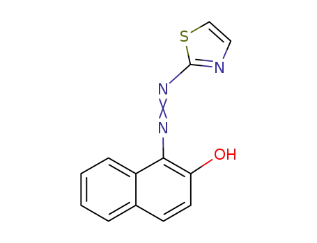Molecular Structure of 1147-56-4 (1-(2-Thiazolylazo)-2-naphthol)