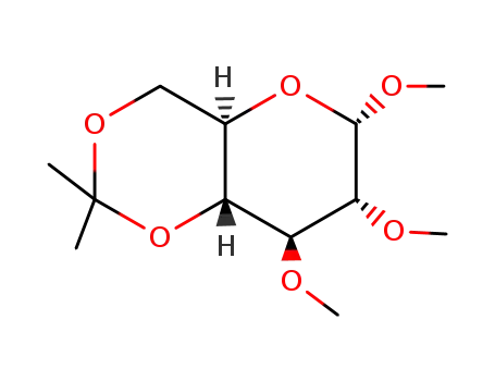 methyl 4,6-O-isopropylidene-2,3-di-O-methyl-α-D-glucopyranoside