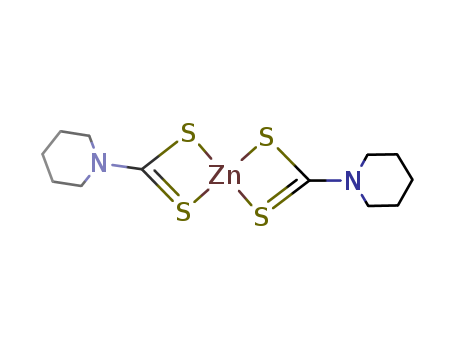 Zinc,bis(1-piperidinecarbodithioato-kS1,kS1')-, (T-4)-(13878-54-1)