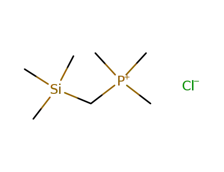Molecular Structure of 1070-88-8 (Phosphonium, trimethyl[(trimethylsilyl)methyl]-, chloride)