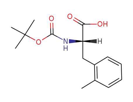 Molecular Structure of 139558-50-2 (BOC-DL-2'-METHYLPHENYLALANINE, 98)