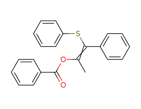 1-Propen-2-ol, 1-phenyl-1-(phenylthio)-, benzoate, (Z)-