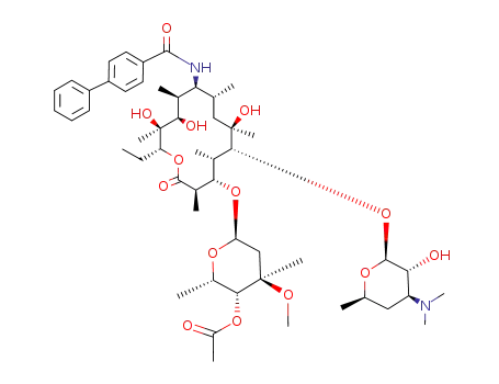 Molecular Structure of 78443-21-7 (C<sub>52</sub>H<sub>80</sub>N<sub>2</sub>O<sub>14</sub>)